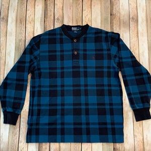 Polo Ralph Lauren 🐎 Long Sleeve Henley. (Large)